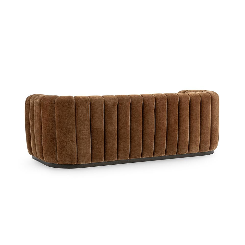 Classic Home  - Vanty Upholstered Fabric Sofa - Bronze - 53051756 veiw 3