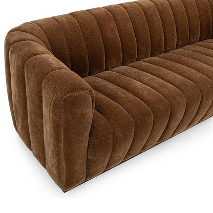 Classic Home  - Vanty Upholstered Fabric Sofa - Bronze - 53051756 veiw 4