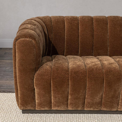 Classic Home  - Vanty Upholstered Fabric Sofa - Bronze - 53051756 veiw 8