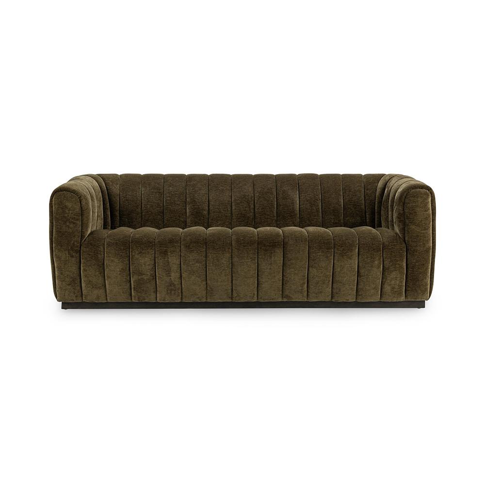 Classic Home  - Vanty Upholstered Fabric Sofa - Olive Green - 53051755 veiw 2