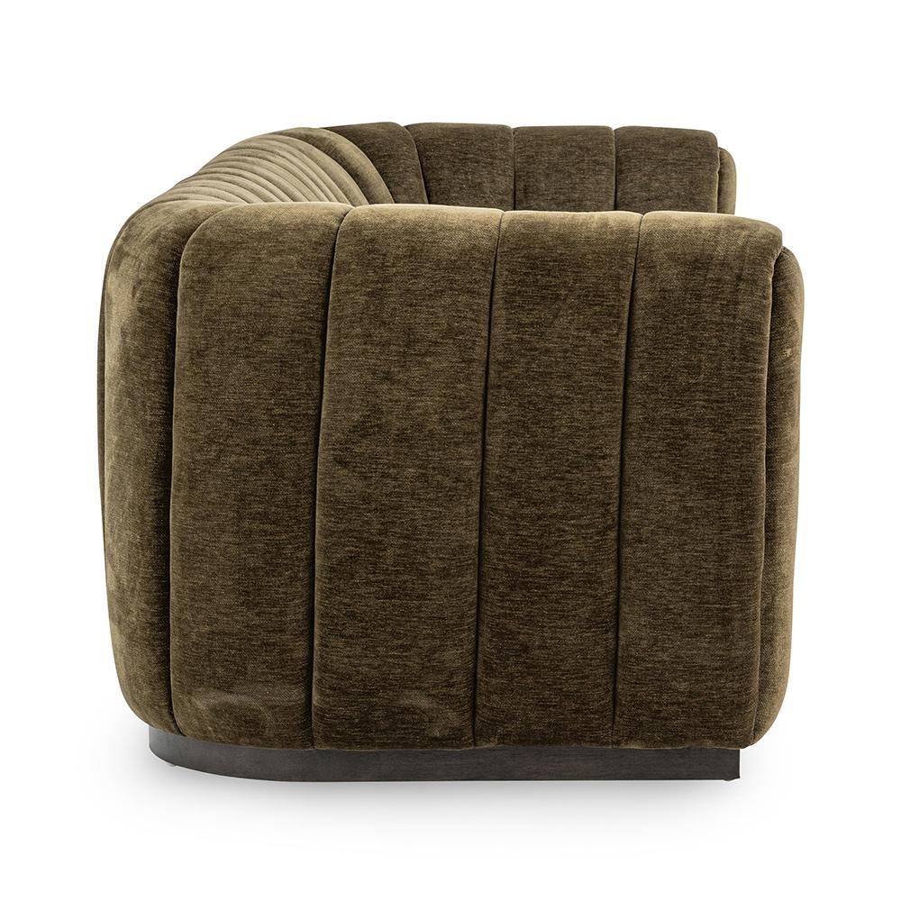 Classic Home  - Vanty Upholstered Fabric Sofa - Olive Green - 53051755 veiw 3