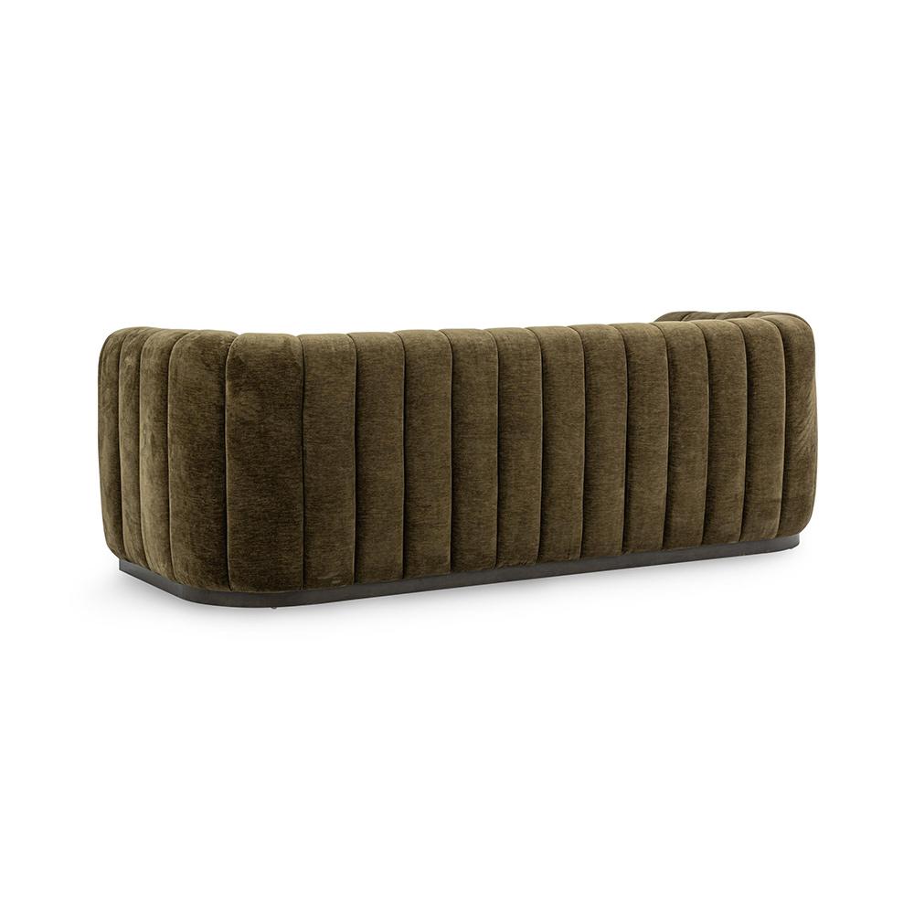 Classic Home  - Vanty Upholstered Fabric Sofa - Olive Green - 53051755 veiw 4