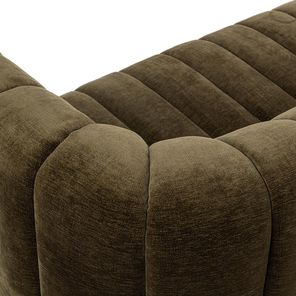 Classic Home  - Vanty Upholstered Fabric Sofa - Olive Green - 53051755 veiw 7