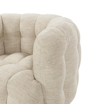 Classic Home  - Walter Upholstered Fabric Swivel Accent Chair - Beige - 53051775 veiw 6