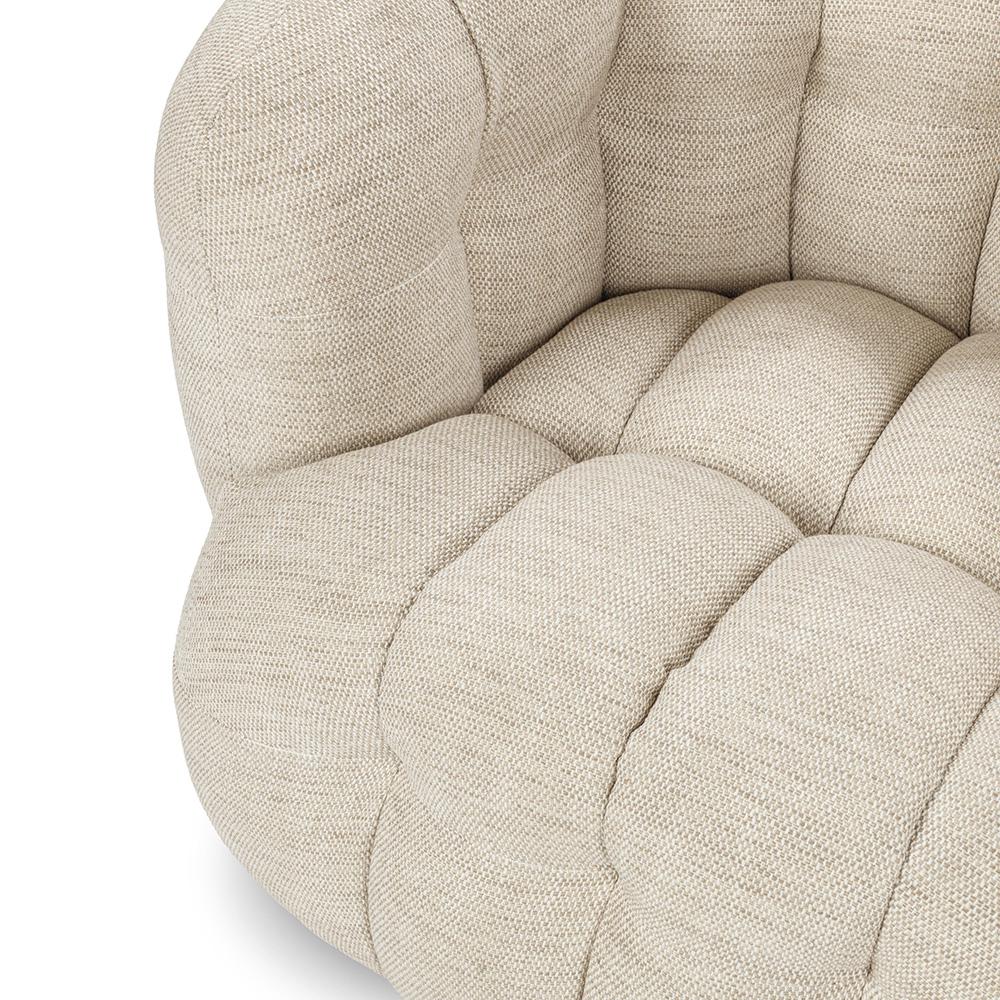 Classic Home  - Walter Upholstered Fabric Swivel Accent Chair - Beige - 53051775 veiw 8