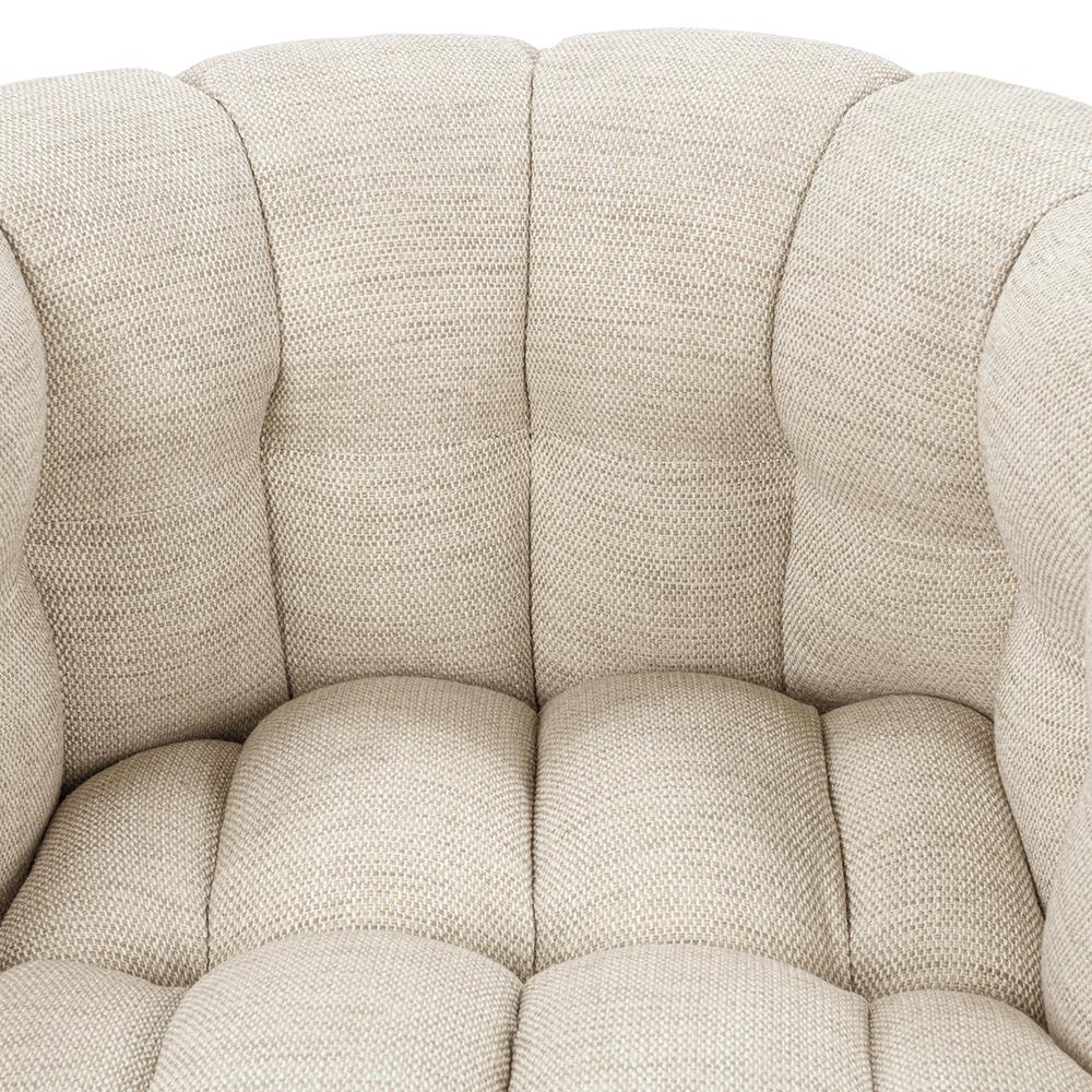 Classic Home  - Walter Upholstered Fabric Swivel Accent Chair - Beige - 53051775 veiw 9