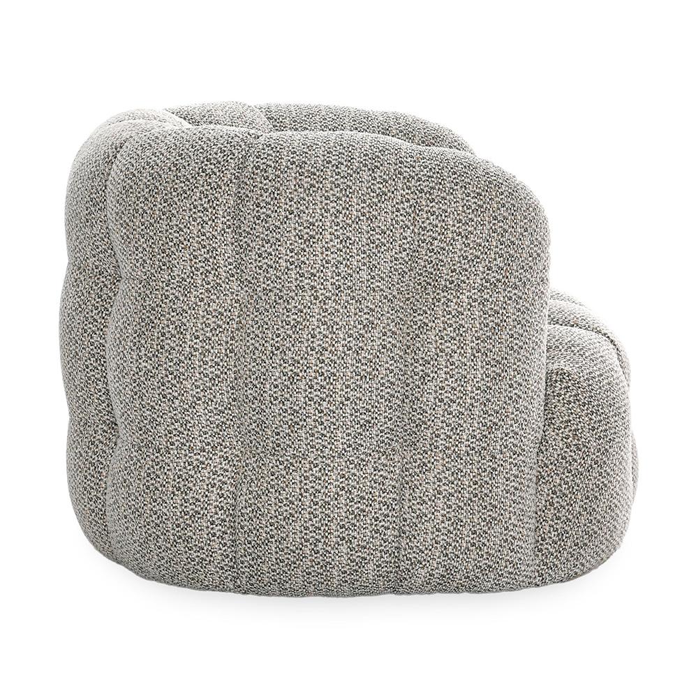 Classic Home  - Walter Upholstered Fabric Swivel Accent Chair - Gray - 53051706 veiw 3
