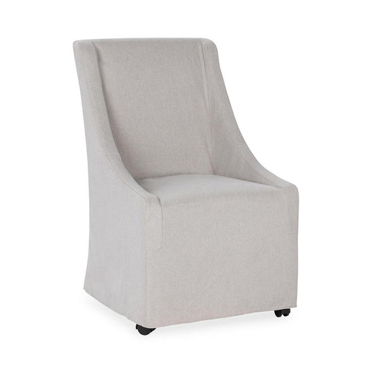 Classic Home  - Warwick Upholstered Rolling Dining Chair - Sandy Tan - 53051734 veiw 1