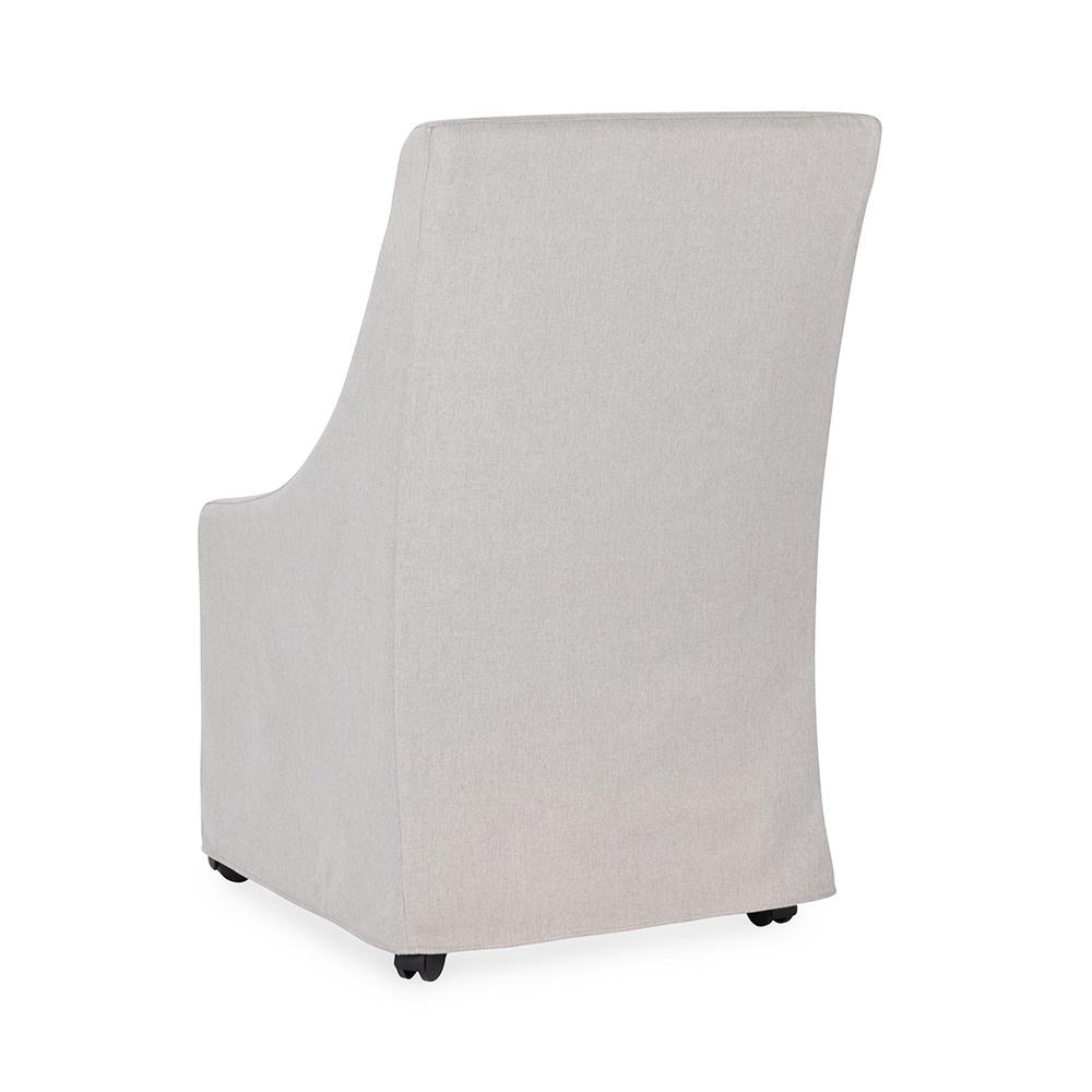 Classic Home  - Warwick Upholstered Rolling Dining Chair - Sandy Tan - 53051734 veiw 4