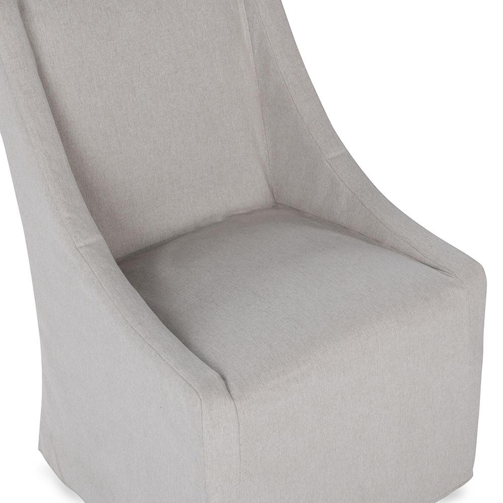 Classic Home  - Warwick Upholstered Rolling Dining Chair - Sandy Tan - 53051734 veiw 5