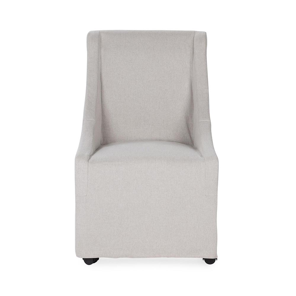 Classic Home  - Warwick Upholstered Rolling Dining Chair - Sandy Tan - 53051734 veiw 9