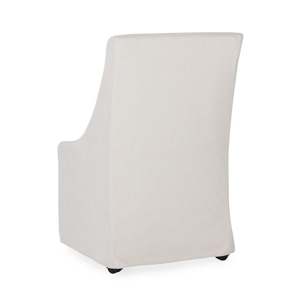 Classic Home  - Warwick Upholstered Rolling Dining Chair - Stone Beige - 53051735 veiw 4