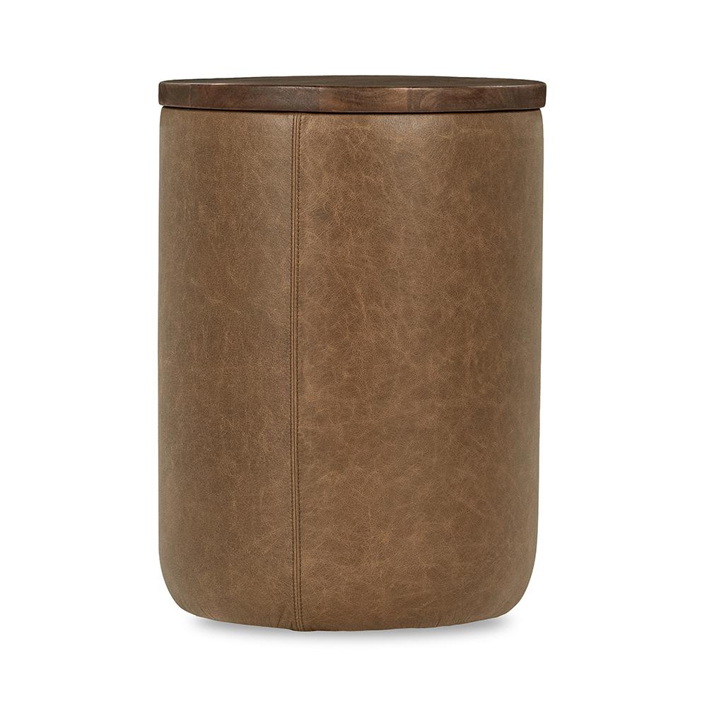 Classic Home  - Andra Mango Wood Accent End Table - Chestnut - 51012039 veiw 2