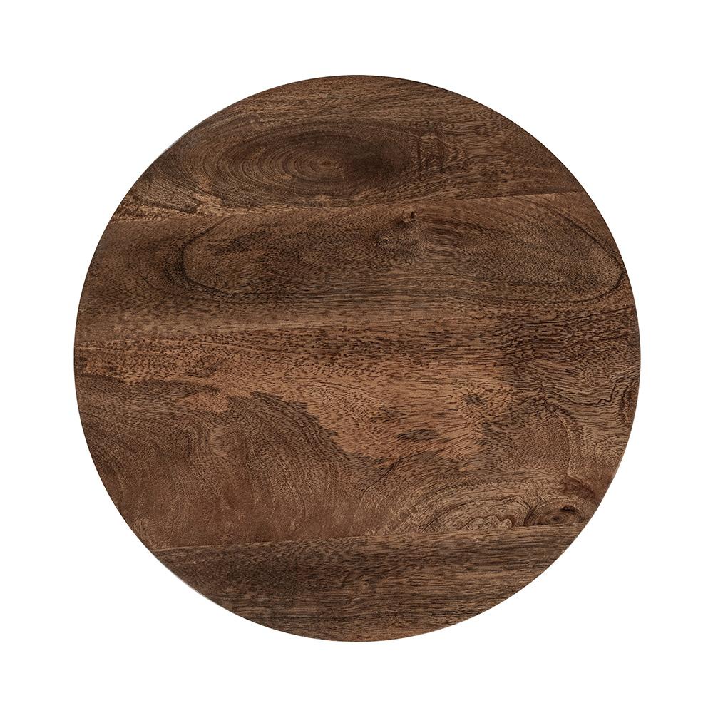 Classic Home  - Andra Mango Wood Accent End Table - Chestnut - 51012039 veiw 3
