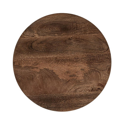 Classic Home  - Andra Mango Wood Accent End Table - Chestnut - 51012039 veiw 3
