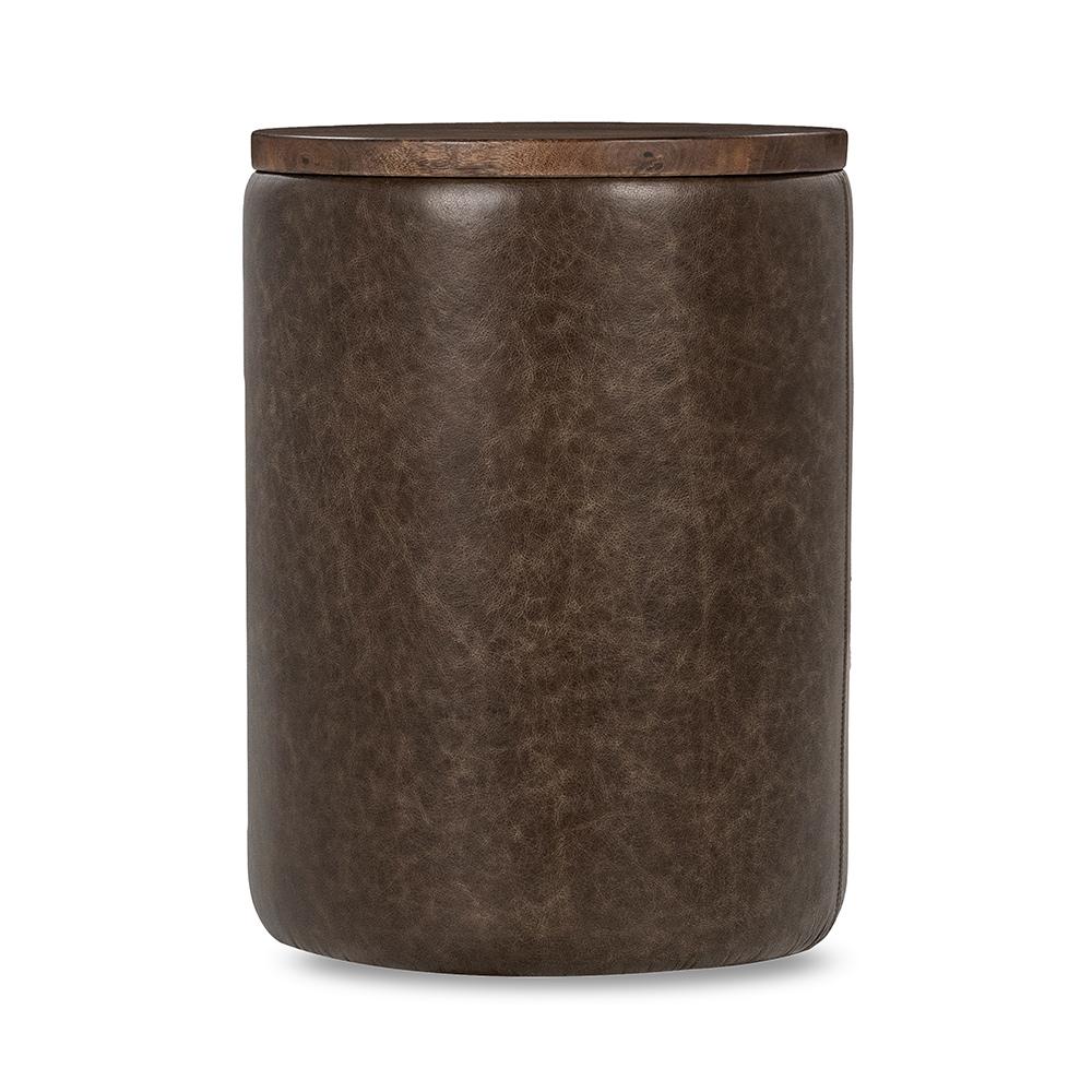 Classic Home  - Andra Mango Wood Accent End Table - Cocoa Brown - 51012038 veiw 2