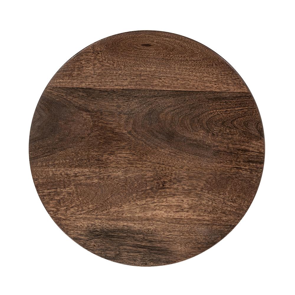 Classic Home  - Andra Mango Wood Accent End Table - Cocoa Brown - 51012038 veiw 3