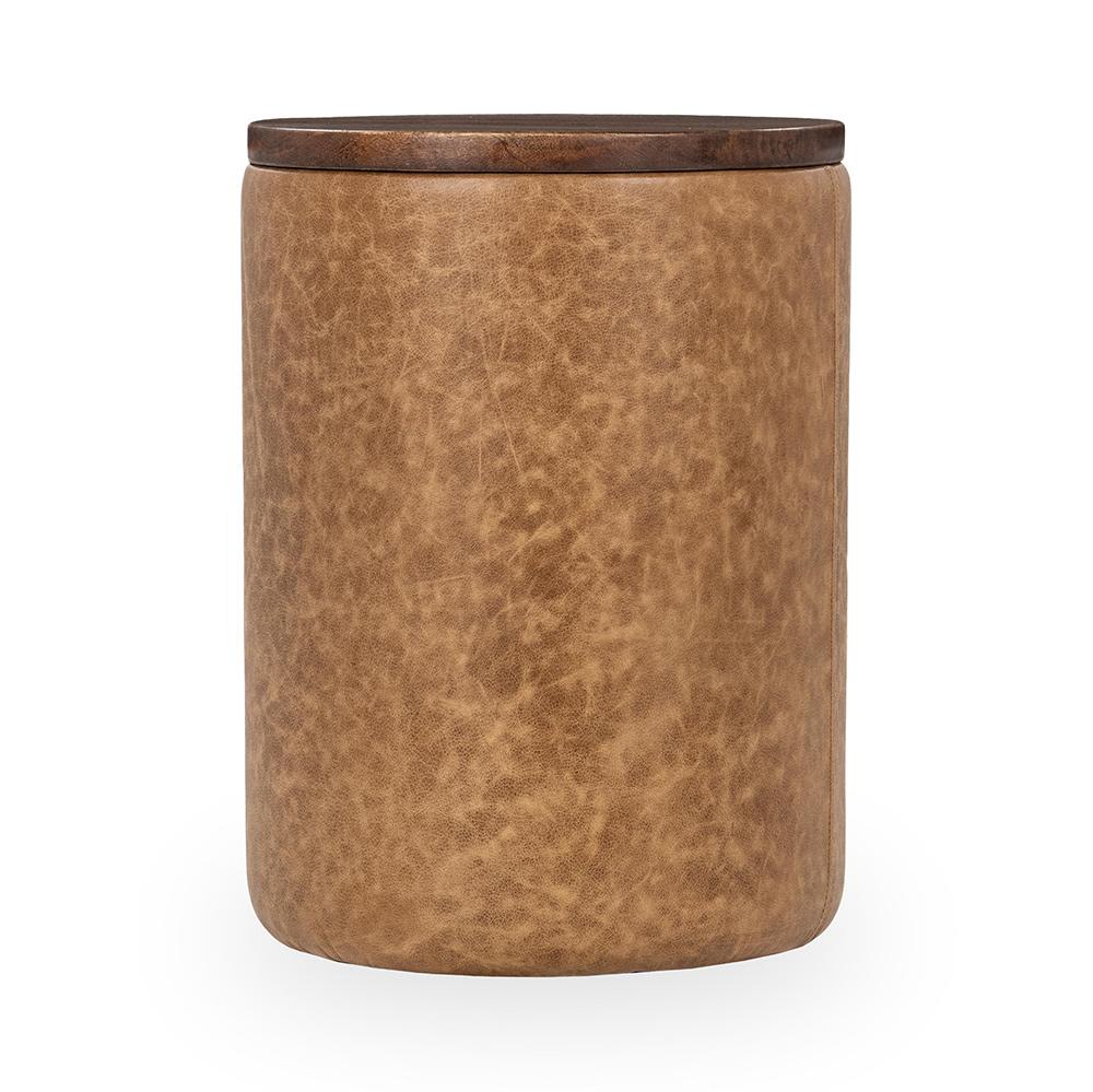 Classic Home  - Andra Mango Wood Accent End Table - Tan - 51012040 veiw 2