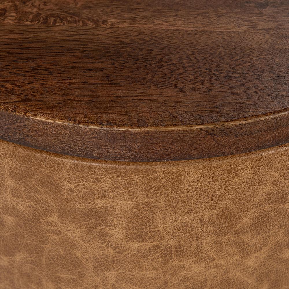 Classic Home  - Andra Mango Wood Accent End Table - Tan - 51012040 veiw 5