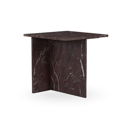 Classic Home  - Bexly Marble End Table - Red - 51012030 veiw 1