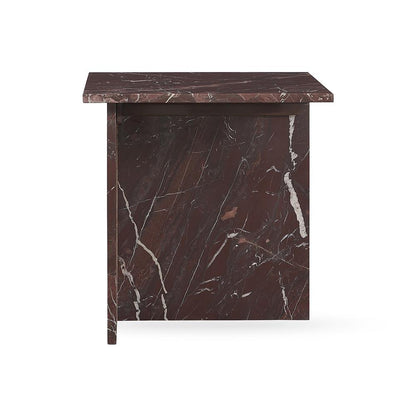 Classic Home  - Bexly Marble End Table - Red - 51012030 veiw 3