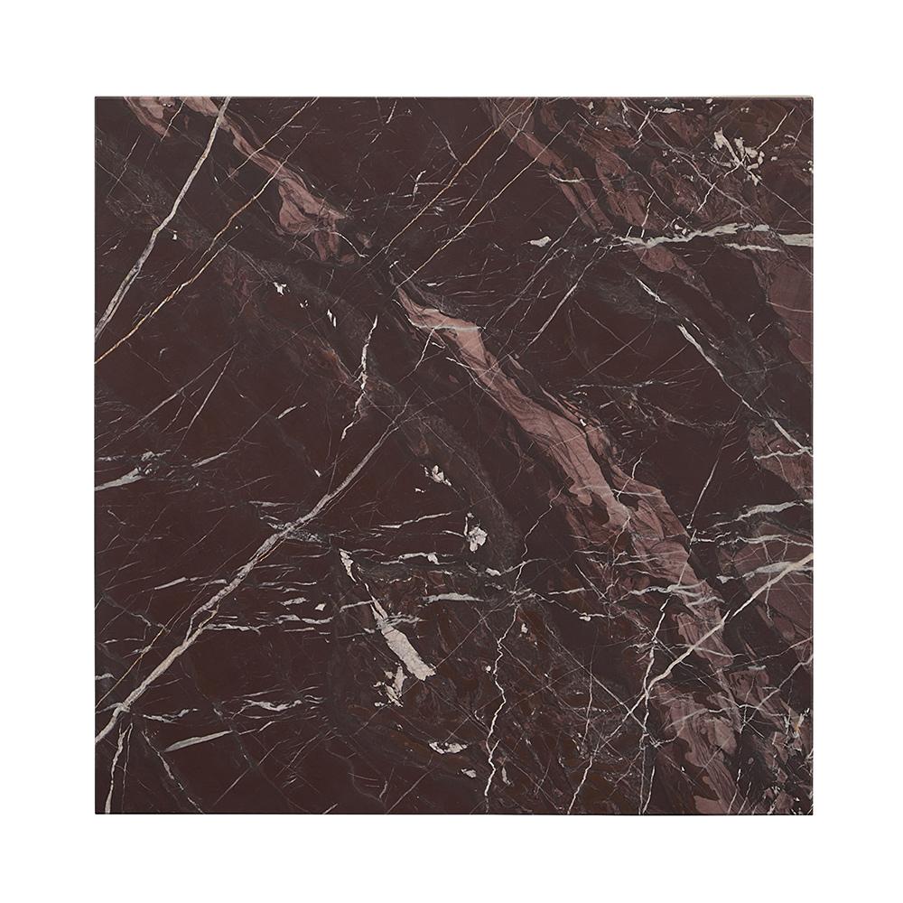 Classic Home  - Bexly Marble End Table - Red - 51012030 veiw 5