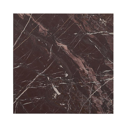 Classic Home  - Bexly Marble End Table - Red - 51012030 veiw 5