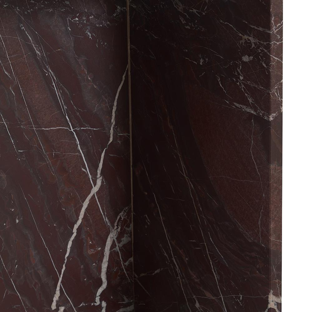 Classic Home  - Bexly Marble End Table - Red - 51012030 veiw 7