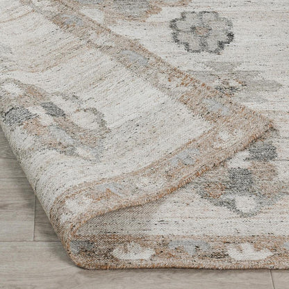 Villa by Classic Home - Ardeth 5x8 Handwoven Multi-Color Fabric Performance Area Accent Rug  - Multi-Color  - 30132424 veiw 4