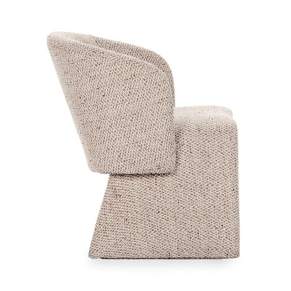 Classic Home  - Halstead Upholstered Fabric Dining Chair - Gold - 53051770 veiw 3