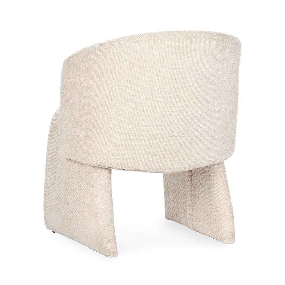 Classic Home  - Halstead Upholstered Fabric Dining Chair - Natural - 53051773 veiw 4