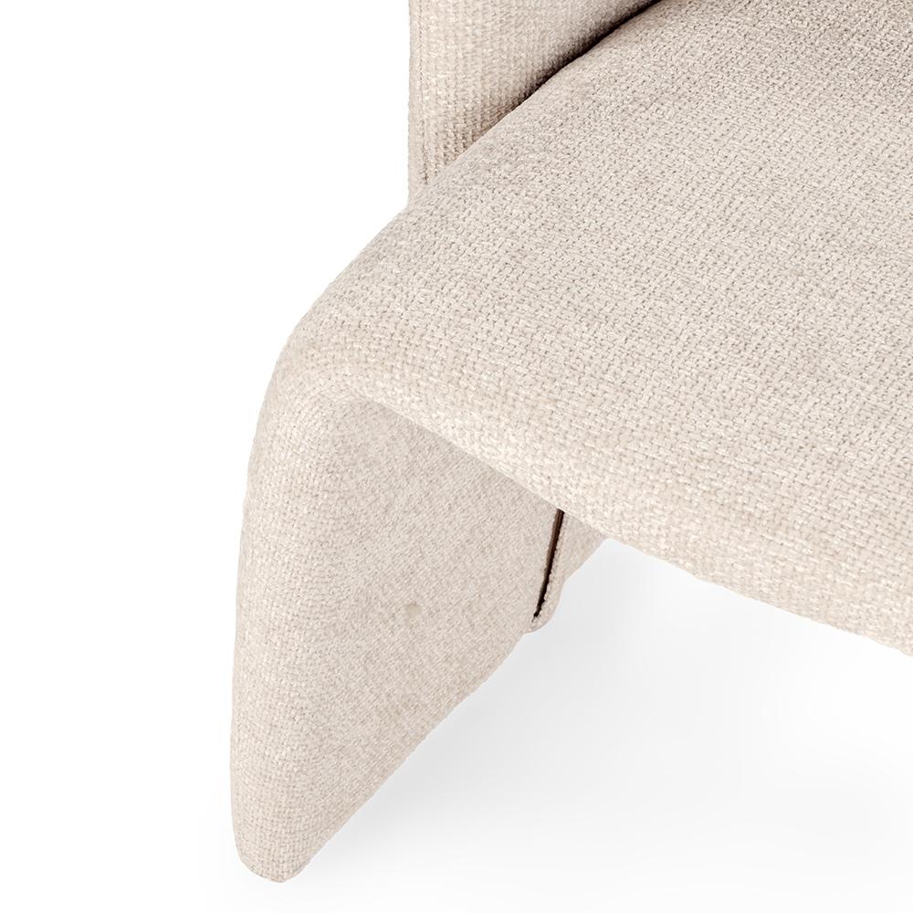 Classic Home  - Halstead Upholstered Fabric Dining Chair - Natural - 53051773 veiw 6