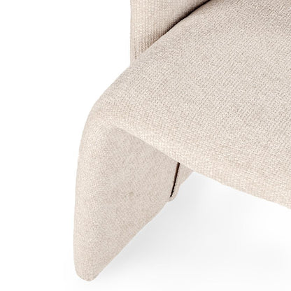Classic Home  - Halstead Upholstered Fabric Dining Chair - Natural - 53051773 veiw 6