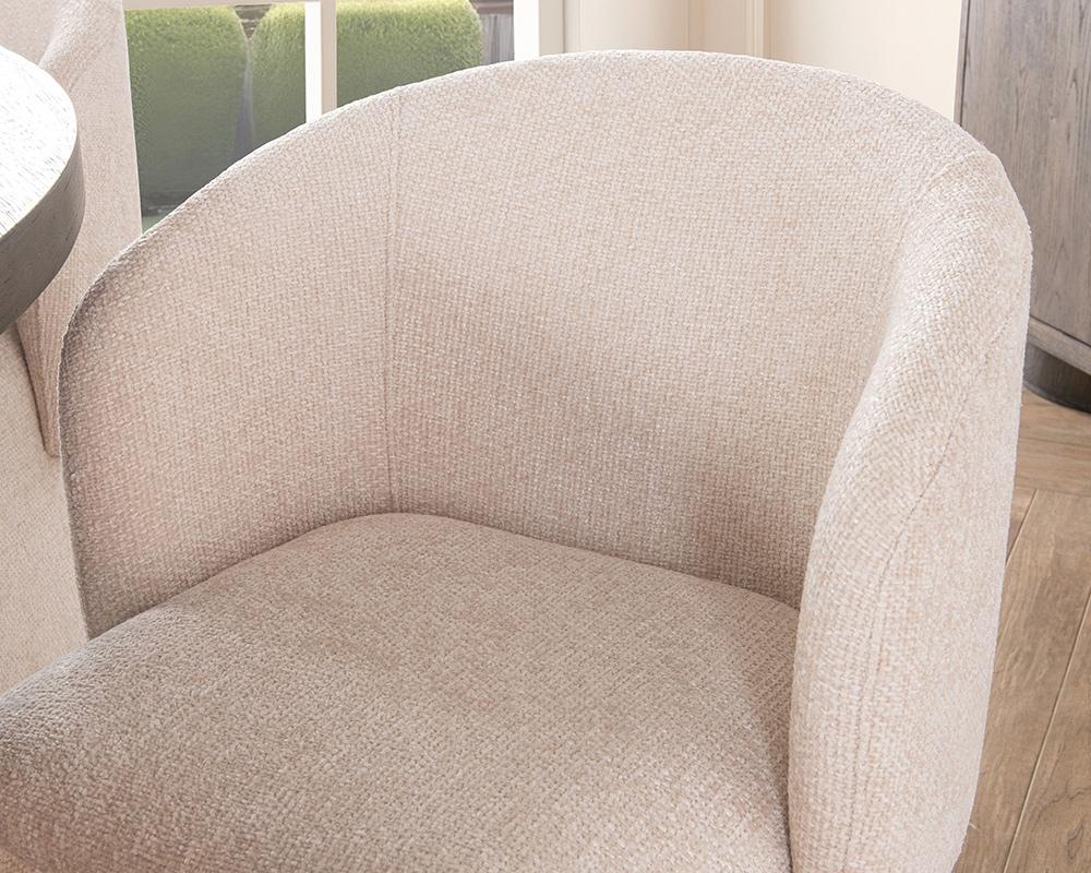 Classic Home  - Halstead Upholstered Fabric Dining Chair - Natural - 53051773 veiw 10