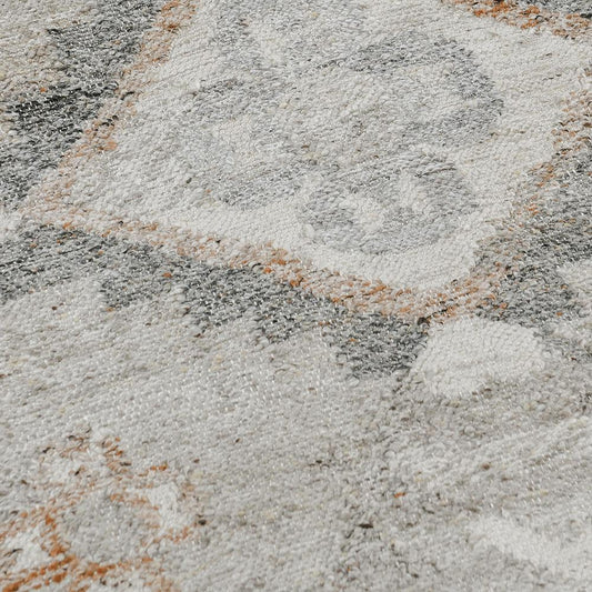 Villa by Classic Home - Lukens 5x8 Handwoven Multi-Color Fabric Performance Area Accent Rug  - Multi-Color  - 30132414 veiw 2
