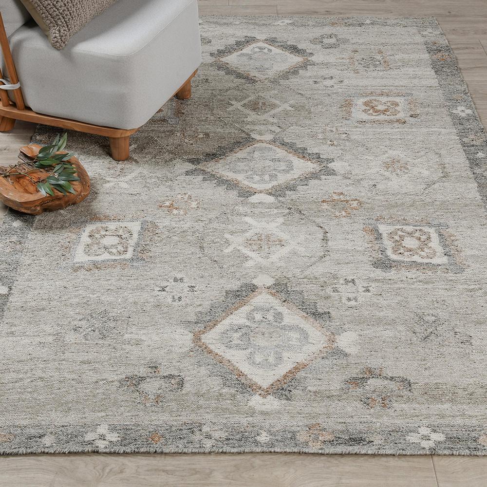 Villa by Classic Home - Lukens 5x8 Handwoven Multi-Color Fabric Performance Area Accent Rug  - Multi-Color  - 30132414 veiw 5