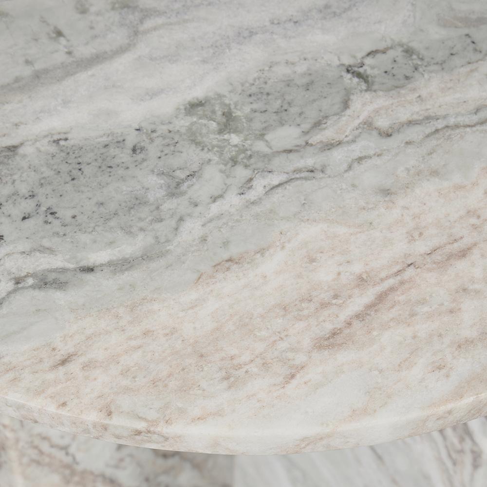 Classic Home  - Reilly Marble End Table - Gray - 51012025 veiw 3