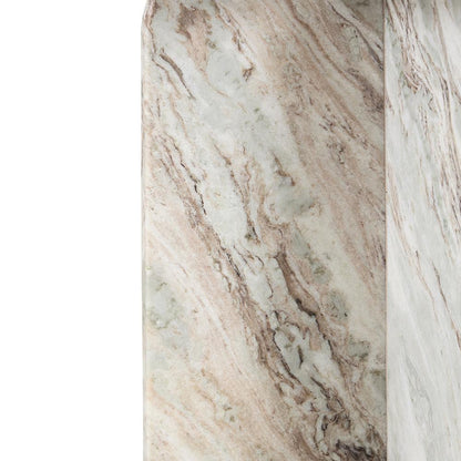 Classic Home  - Reilly Marble End Table - Gray - 51012025 veiw 6