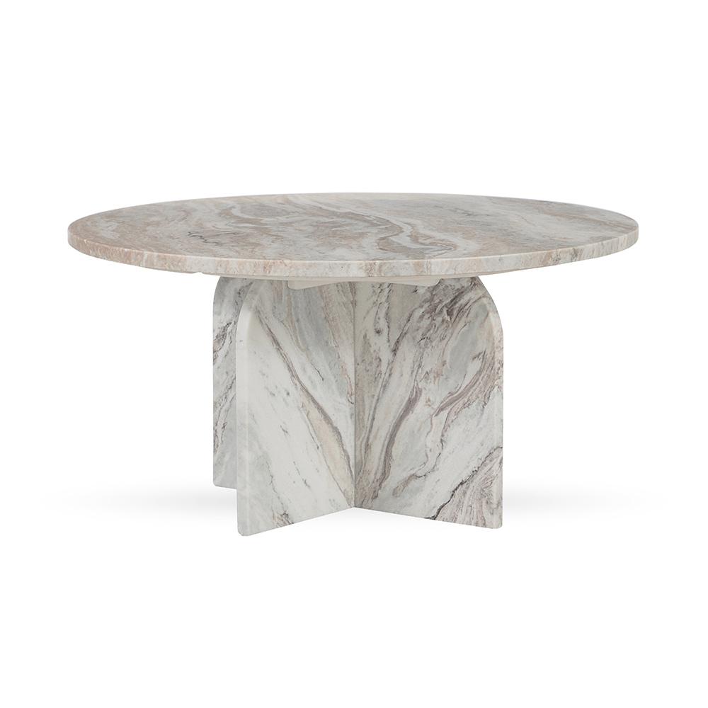 Classic Home  - Reilly Marble Coffee Table - Gray - 51012028 veiw 2