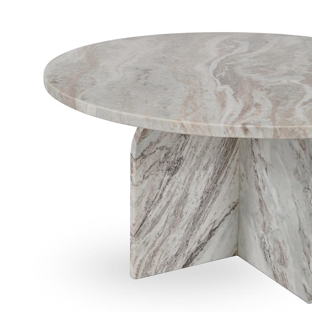 Classic Home  - Reilly Marble Coffee Table - Gray - 51012028 veiw 3