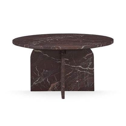Classic Home  - Reilly Marble Coffee Table - Red - 51012027 veiw 1