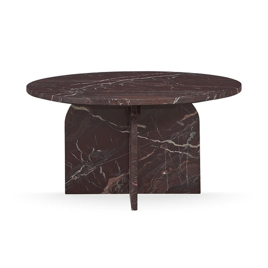 Classic Home  - Reilly Marble Coffee Table - Red - 51012027 veiw 1