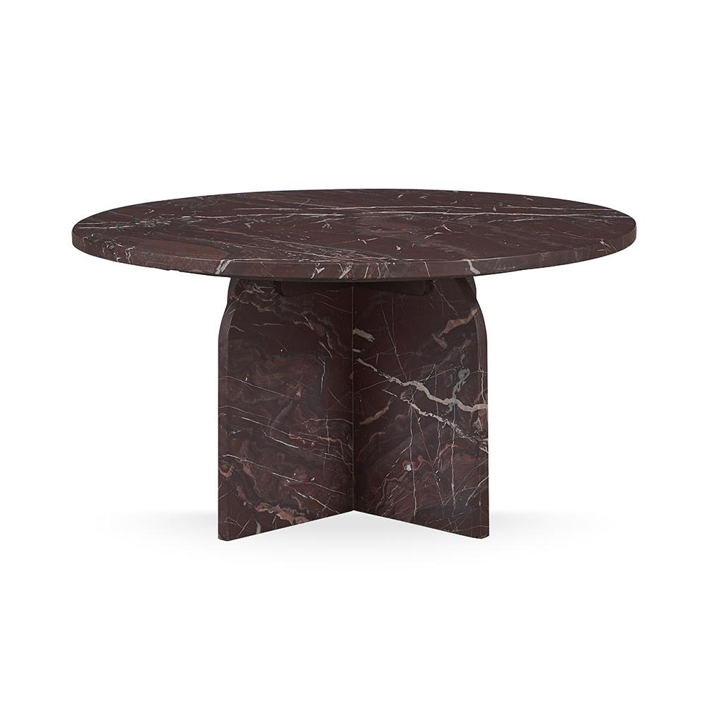 Classic Home  - Reilly Marble Coffee Table - Red - 51012027 veiw 2