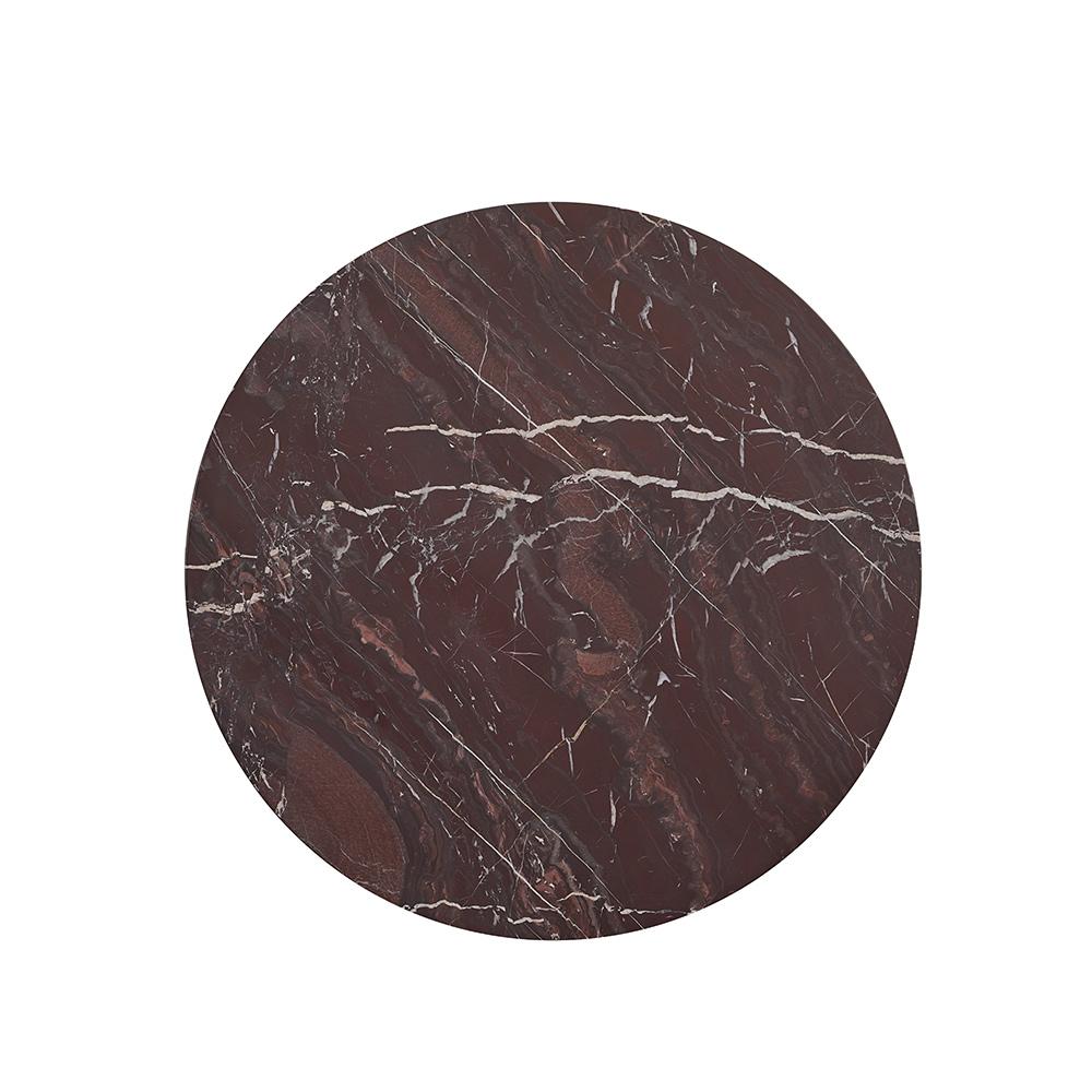 Classic Home  - Reilly Marble Coffee Table - Red - 51012027 veiw 4