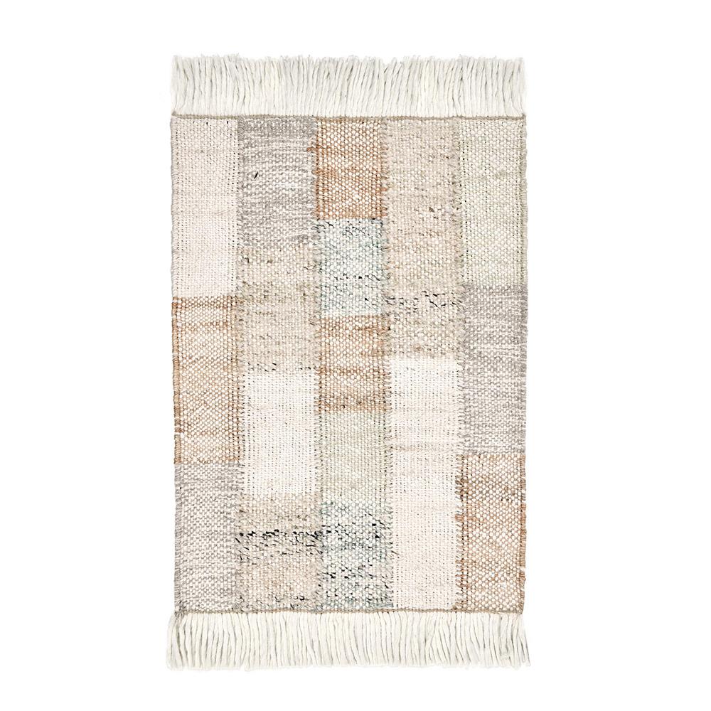 Villa by Classic Home - Ritsa 2x3 Handwoven Jute Blend Fabric Multi-Color Accent Rug  - Multi-Color  - 30091870 veiw 1