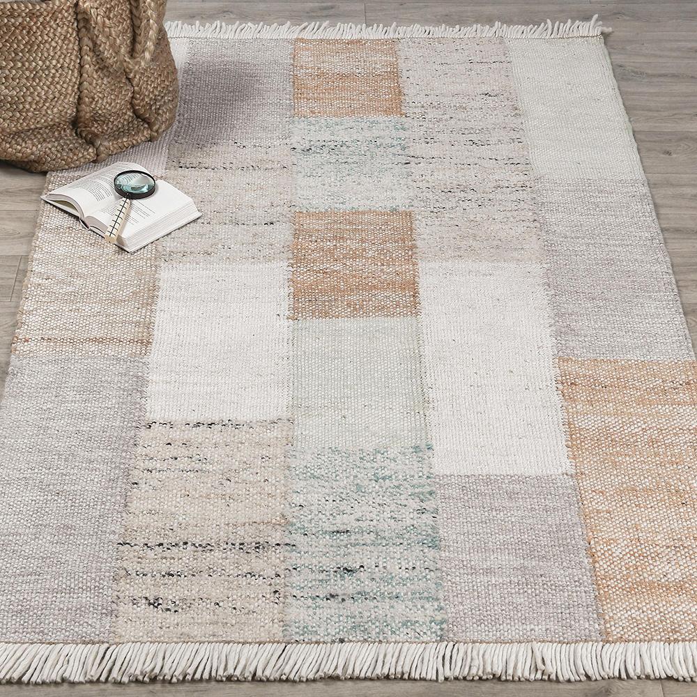 Villa by Classic Home - Ritsa 5x8 Handwoven Jute Blend Fabric Multi-Color Area Accent Rug - Multi-Color  - 30091874 veiw 5