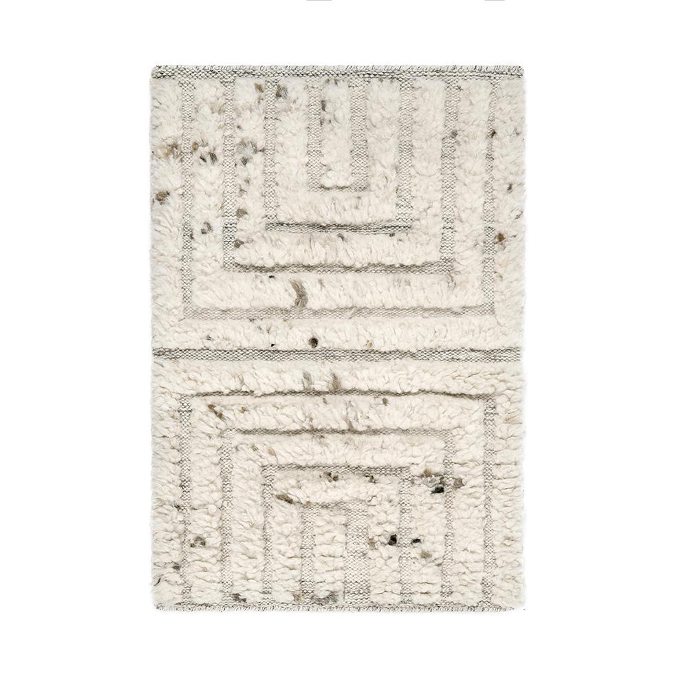 Villa by Classic Home - Tahoe 2x3 Handwoven Wool Blend Accent Rug in Ivory - 30091890 veiw 1