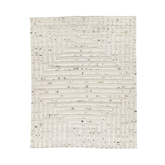 Villa by Classic Home - Tahoe 8x10 Handwoven Wool Blend Accent Area Rug in Ivory - 30091895 veiw 1