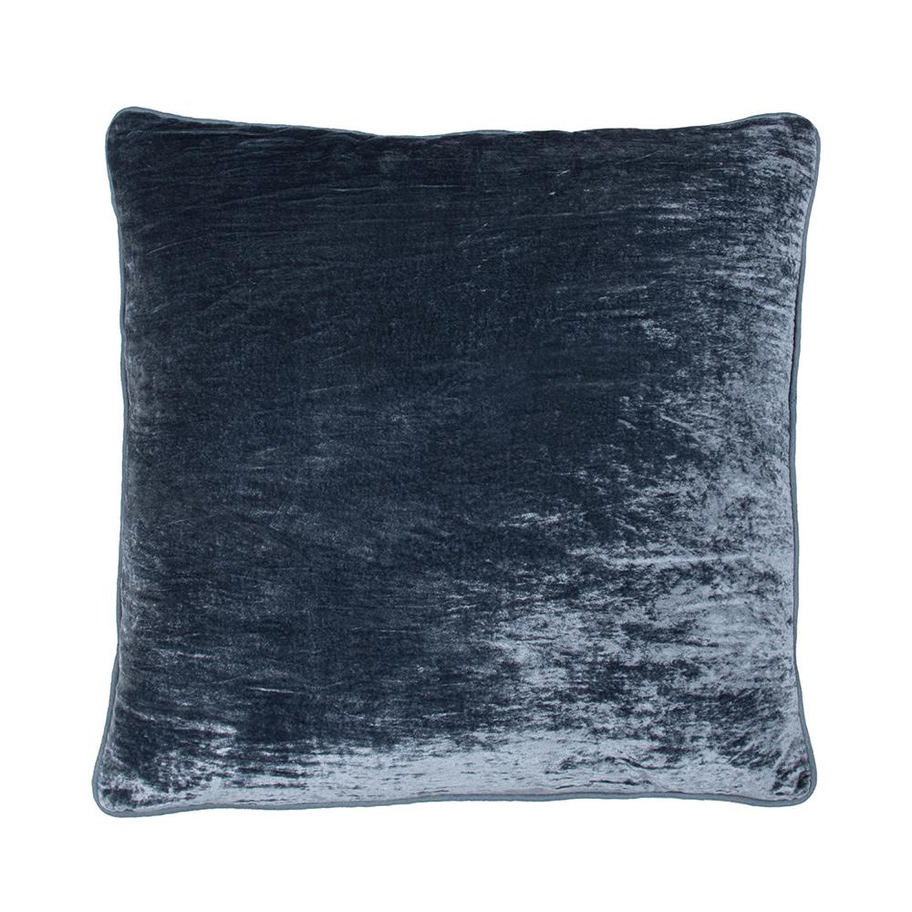 Villa by Classic Home - Lexington 22x22 Linen Fabric Thorw Pillow - Denim Blue - V310029 veiw 1