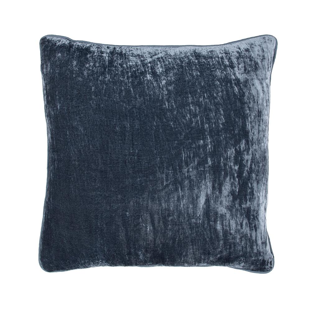 Villa by Classic Home - Lexington 22x22 Linen Fabric Thorw Pillow - Denim Blue - V310029 veiw 2